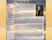 Tablet Screenshot of hypnosisforhealing.info